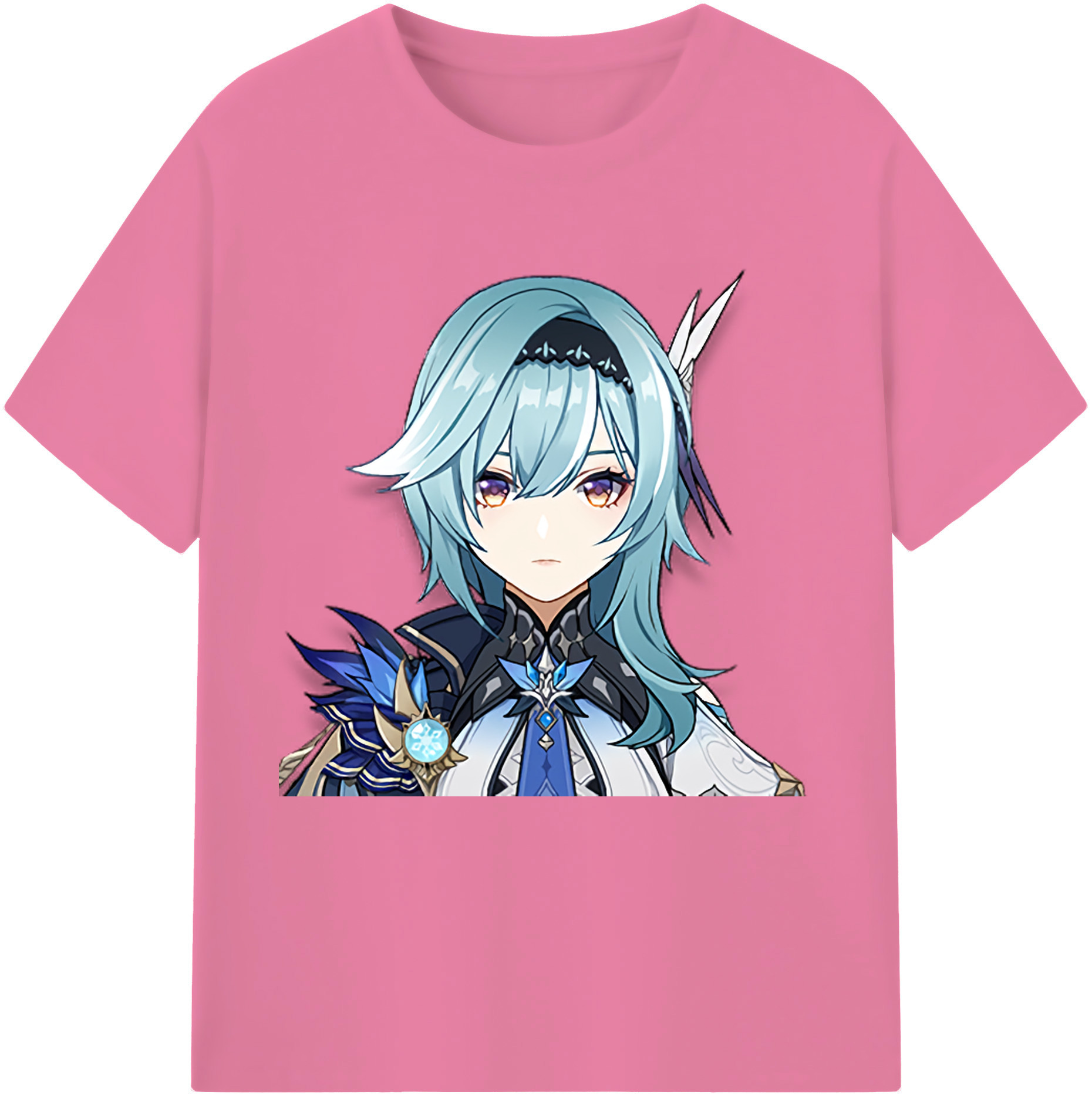 げんし神 优菈 ゆうら genshin Yūra 綿100％半袖Tシャツ（フロントプリント）